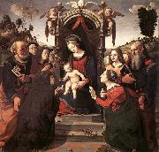 Piero di Cosimo Mystical Marriage of St Catherine of Alexandria oil painting artist